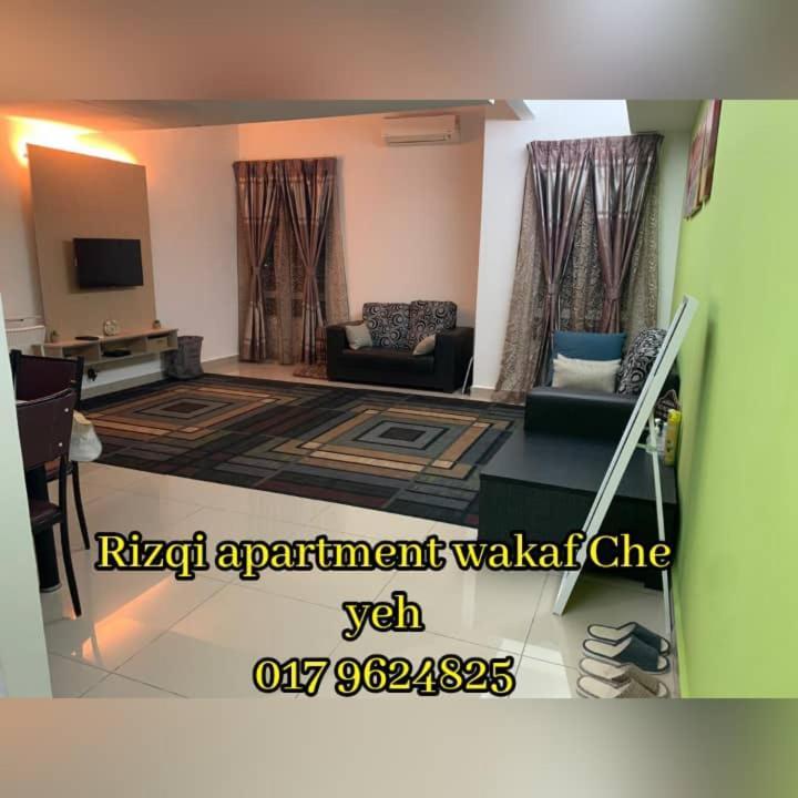 Risqi Apartment 2 Bedroom Wakaf Che Yeh Кота-Бару Экстерьер фото
